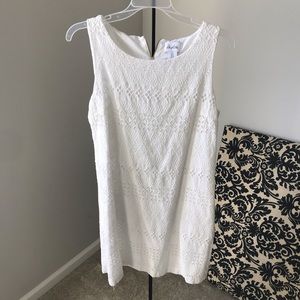 White lace dress
